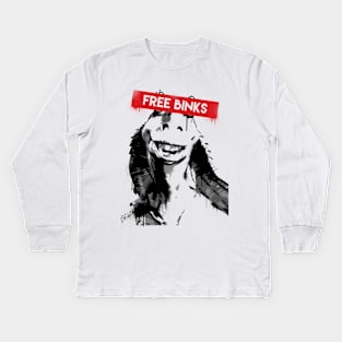 FREE BINKS Kids Long Sleeve T-Shirt